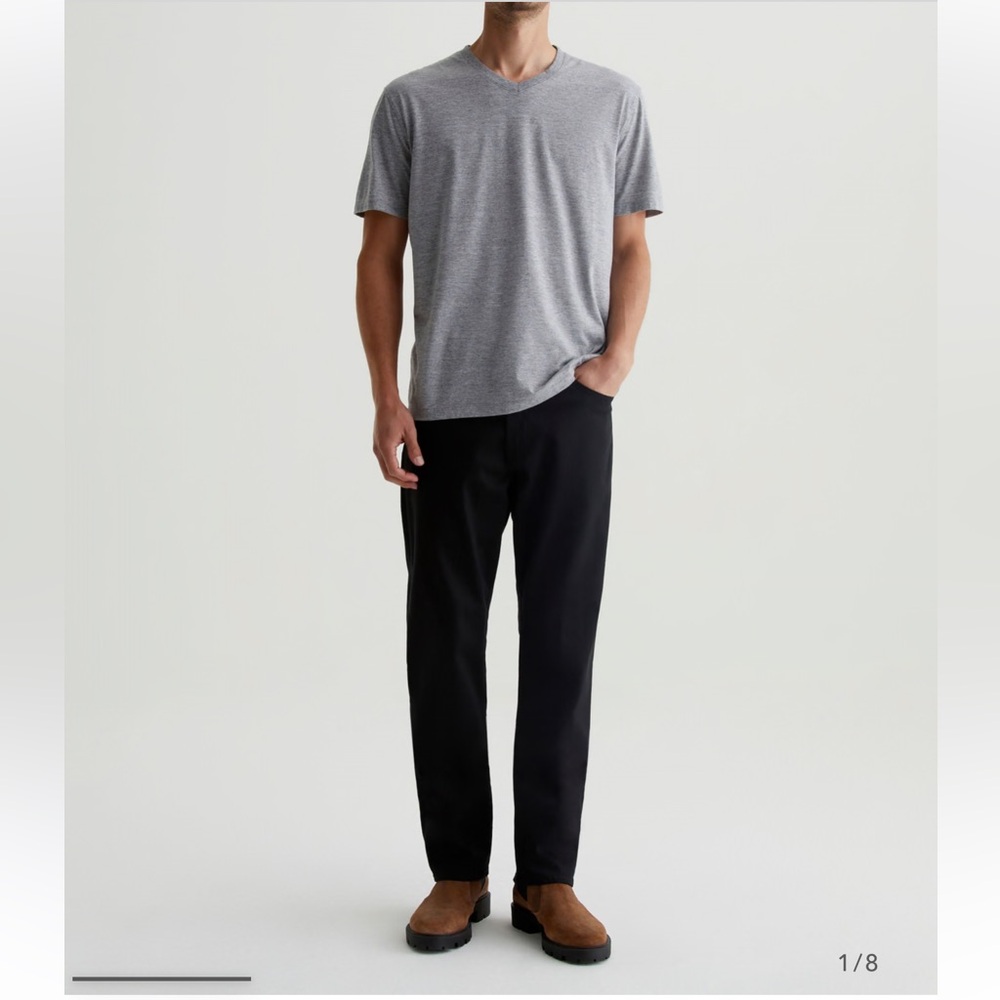 AG Adriano Goldschmied Men's‎ 30x34 Graduate Tailored Leg Black Jeans